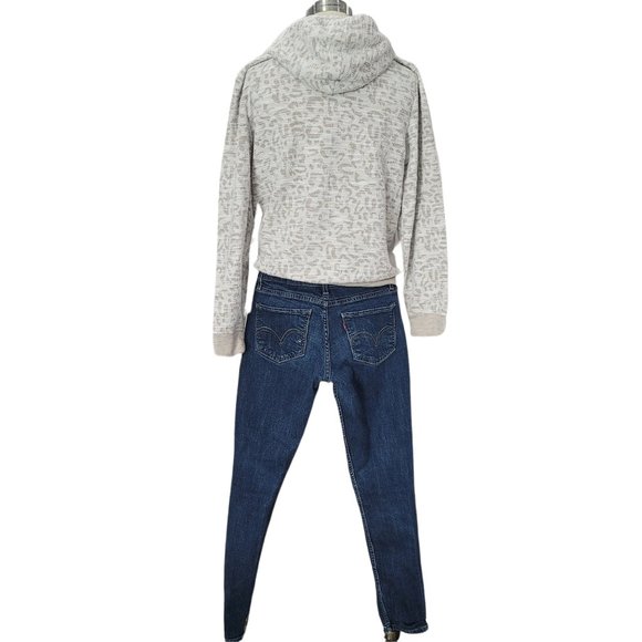 LEVI'S LOW-RISE SKINNY JEANS SIZE 10 + CHICCO'S FRONT ZIP HOODIE JACKET SIZE L - Picture 2 of 2
